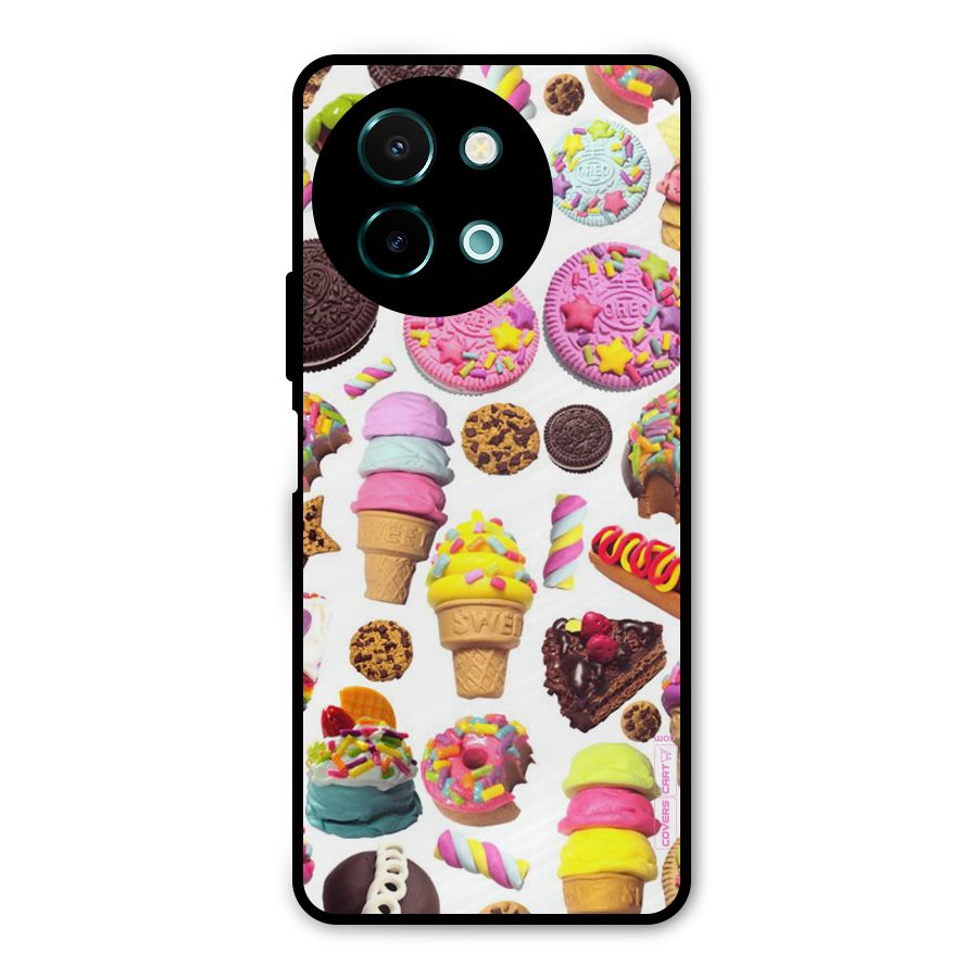 Sugar Rush Metal Back Case for Vivo Y58
