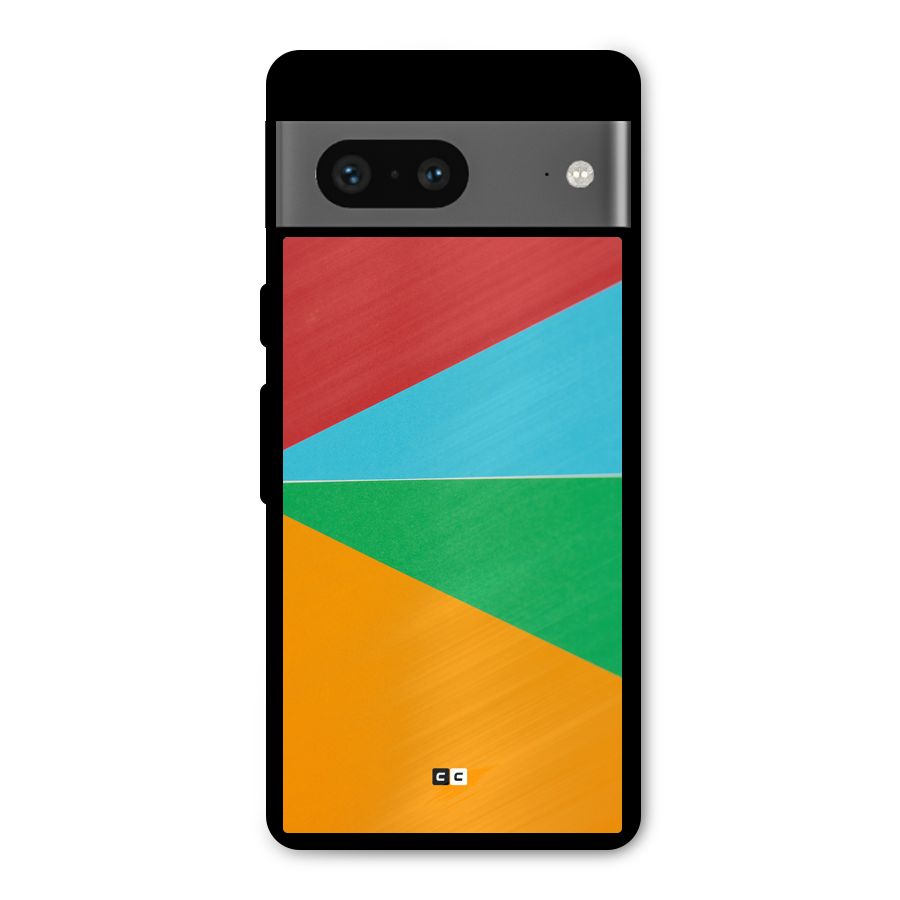Summer Abstract Metal Back Case for Google Pixel 7