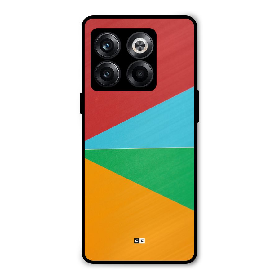 Summer Abstract Metal Back Case for OnePlus 10T