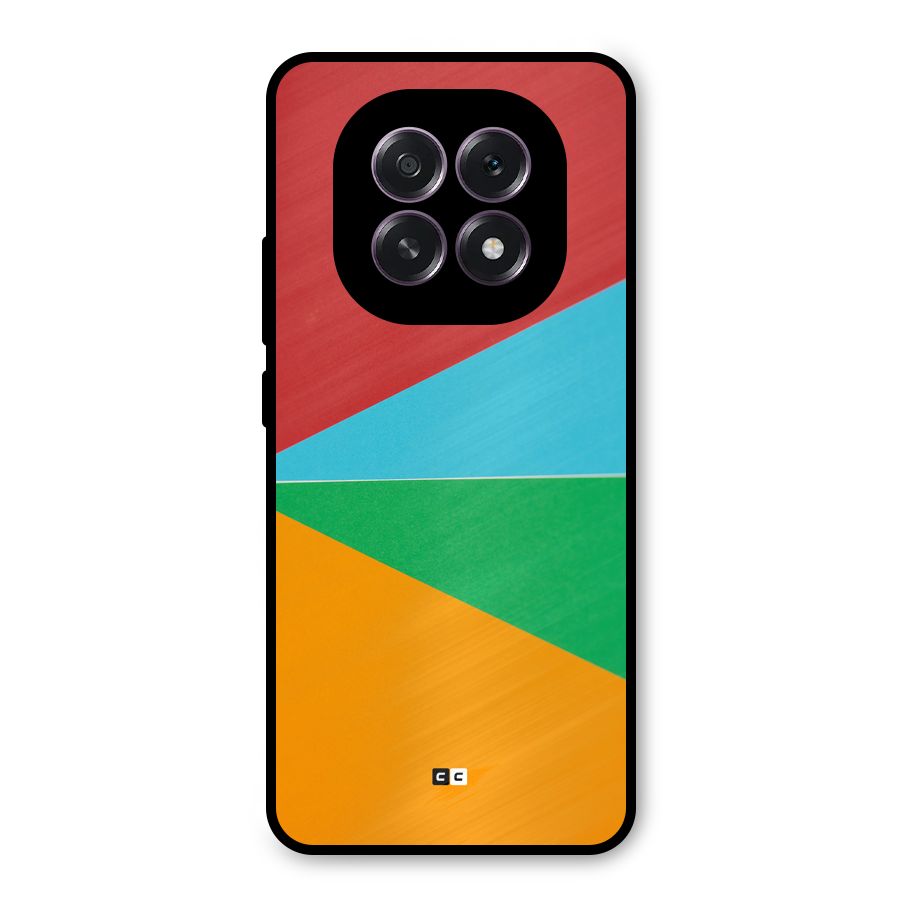 Summer Abstract Metal Back Case for Oppo F29