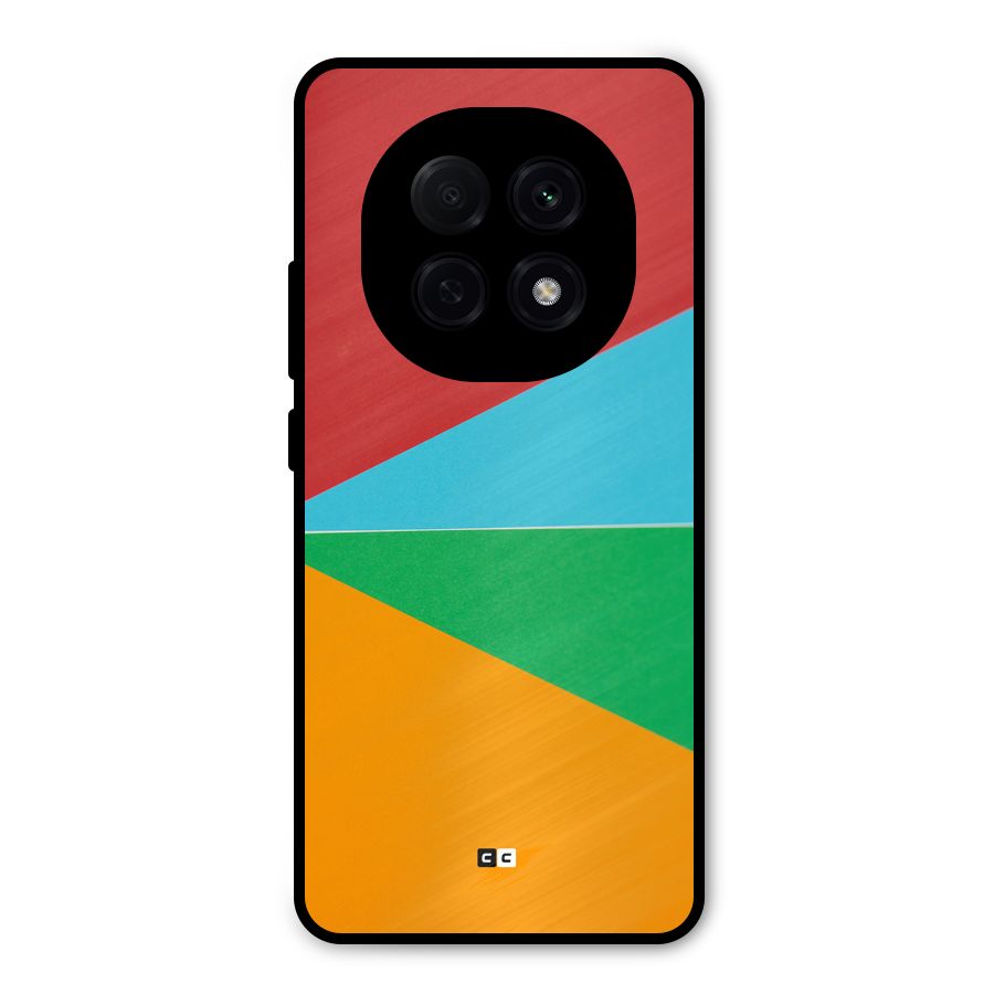 Summer Abstract Metal Back Case for Oppo F29 Pro