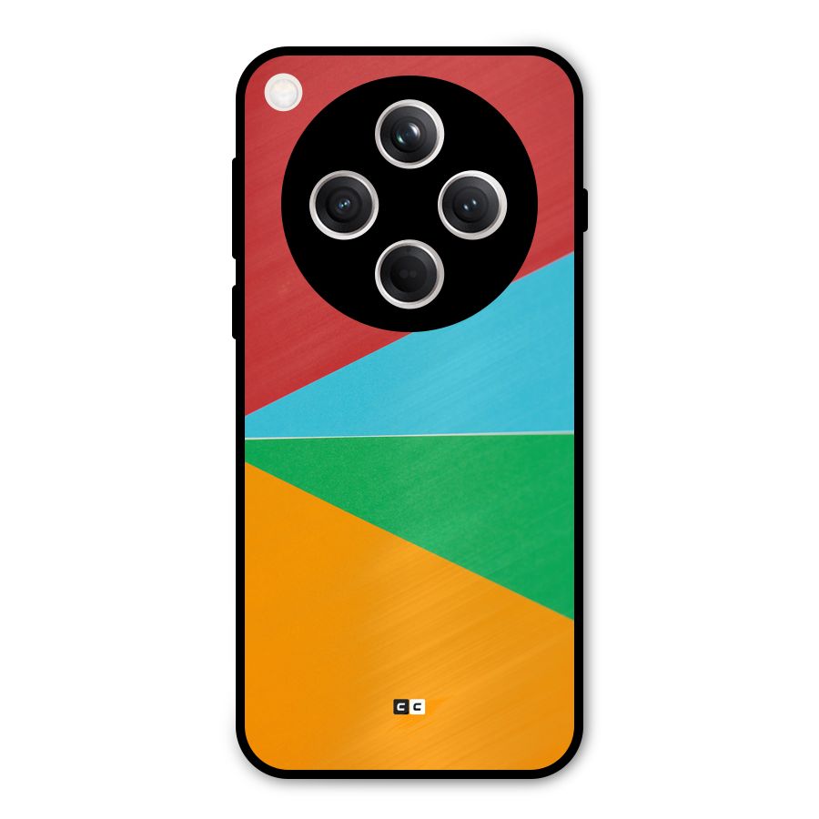 Summer Abstract Metal Back Case for Oppo Find X8