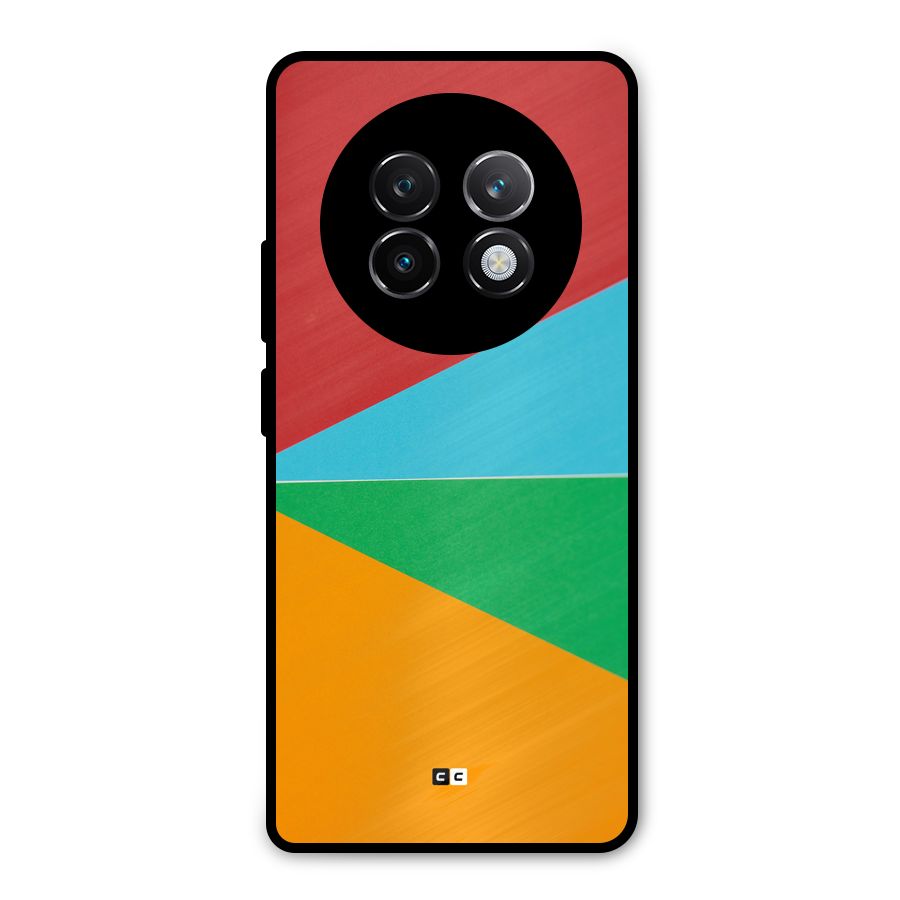 Summer Abstract Metal Back Case for Realme 13 Plus