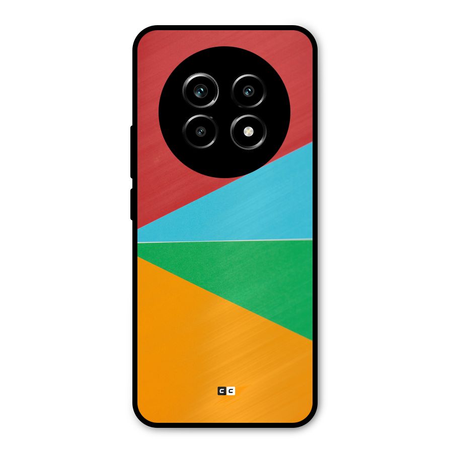 Summer Abstract Metal Back Case for Realme 14 Pro Lite
