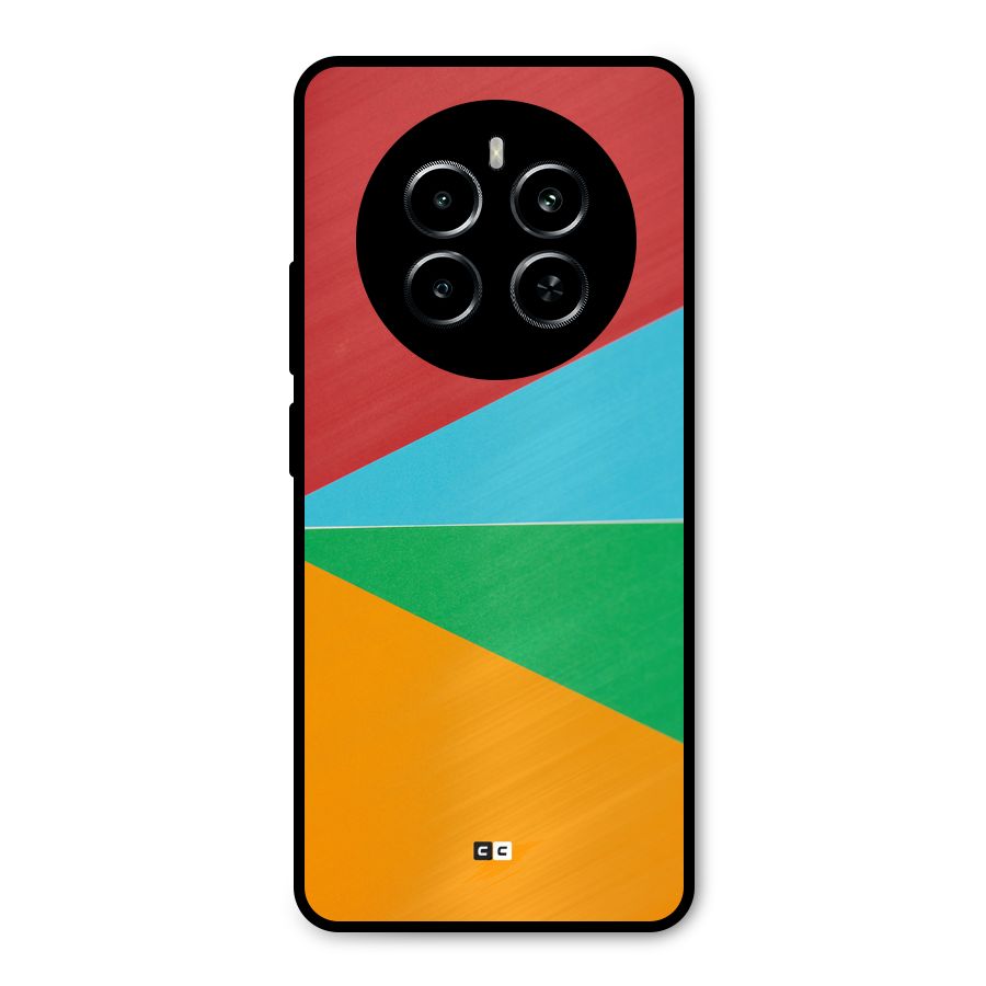 Summer Abstract Metal Back Case for Realme P1