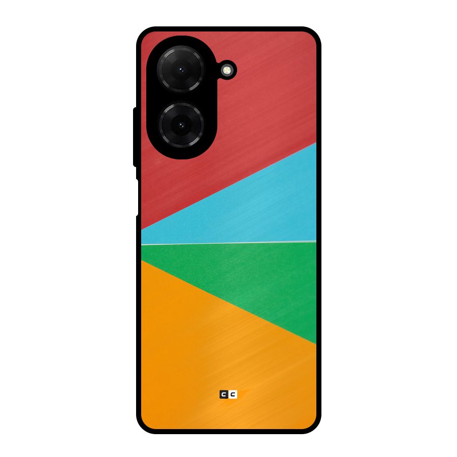 Summer Abstract Metal Back Case for Redmi A5 4G