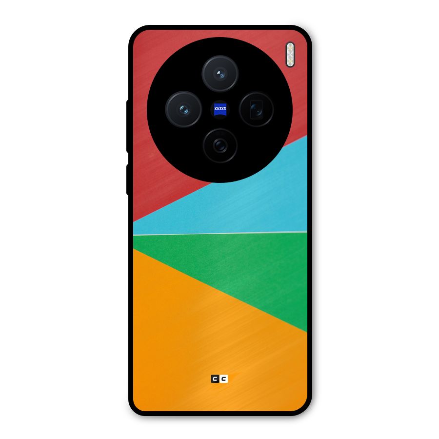 Summer Abstract Metal Back Case for Vivo X200