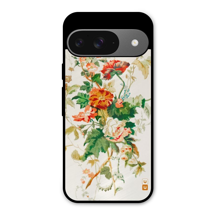 Summer Floral Metal Back Case for Google Pixel 9