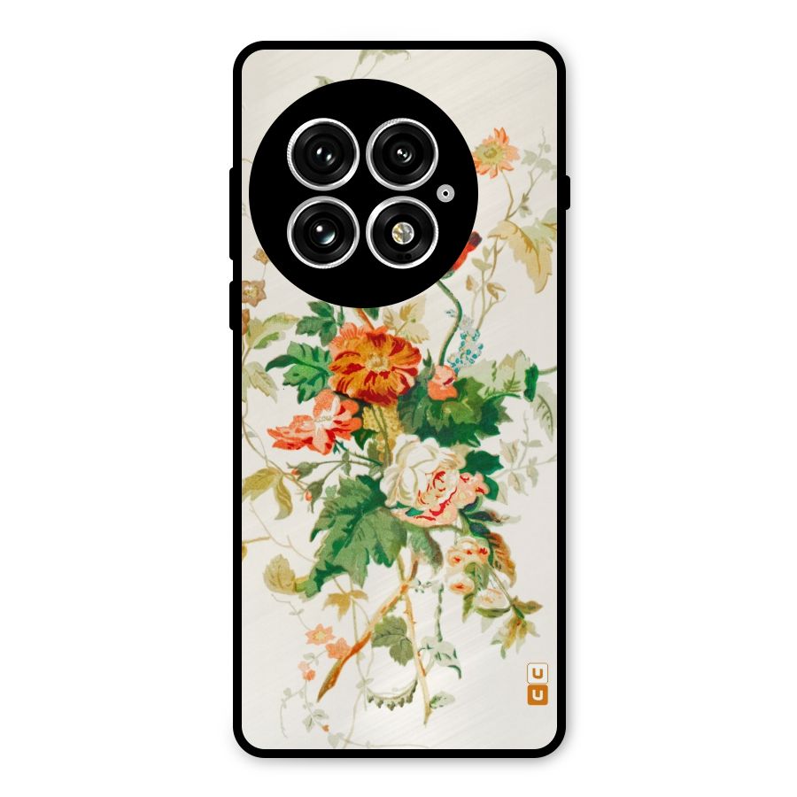 Summer Floral Metal Back Case for OnePlus 13
