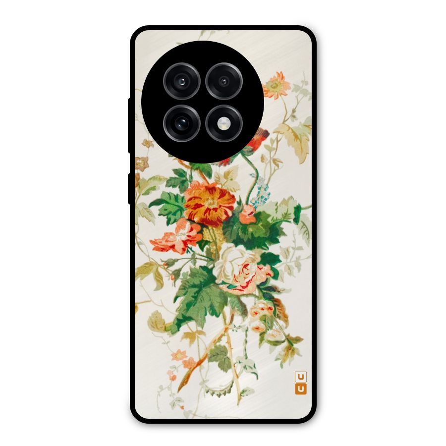 Summer Floral Metal Back Case for OnePlus 13R