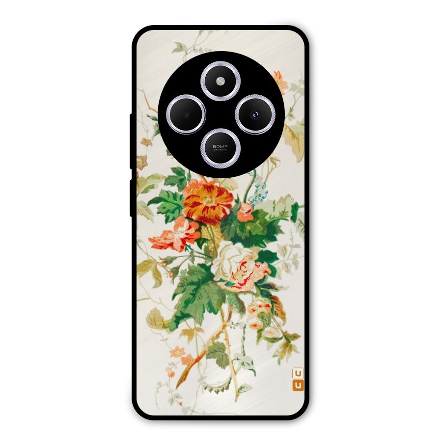 Summer Floral Metal Back Case for Poco M7