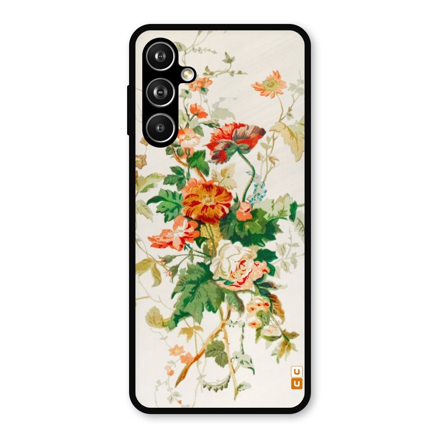 Summer Floral Metal Back Case for Samsung Galaxy M54
