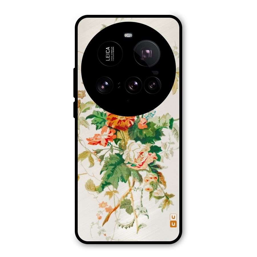 Summer Floral Metal Back Case for Xiaomi 15 Ultra