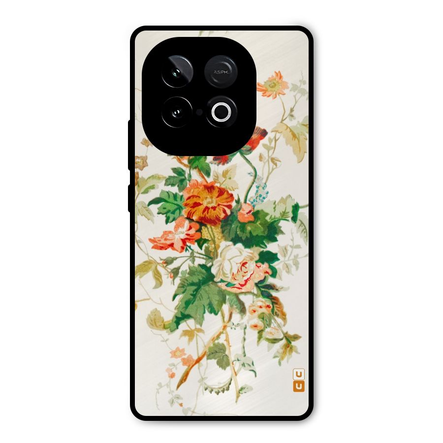 Summer Floral Metal Back Case for iQOO Neo 10