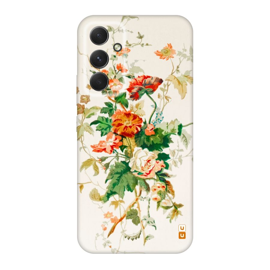 Summer Floral Original Polycarbonate Back Case for Galaxy A54