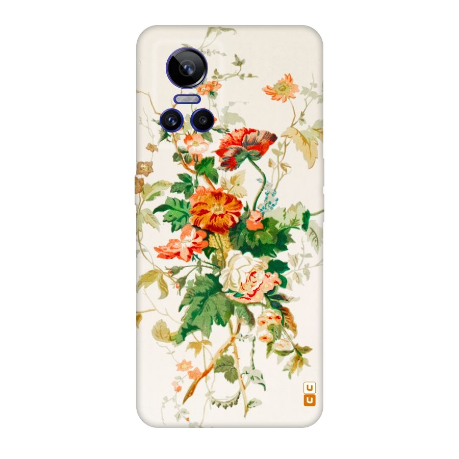Summer Floral Original Polycarbonate Back Case for Realme GT Neo 3