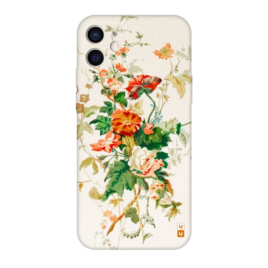 Summer Floral Original Polycarbonate Back Case for iPhone 12