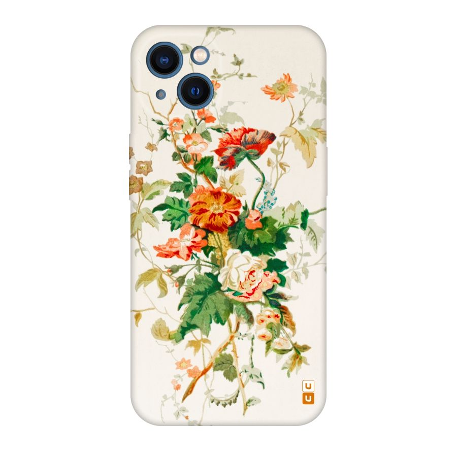 Summer Floral Original Polycarbonate Back Case for iPhone 13