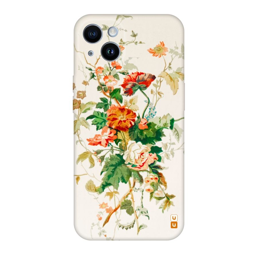 Summer Floral Original Polycarbonate Back Case for iPhone 14