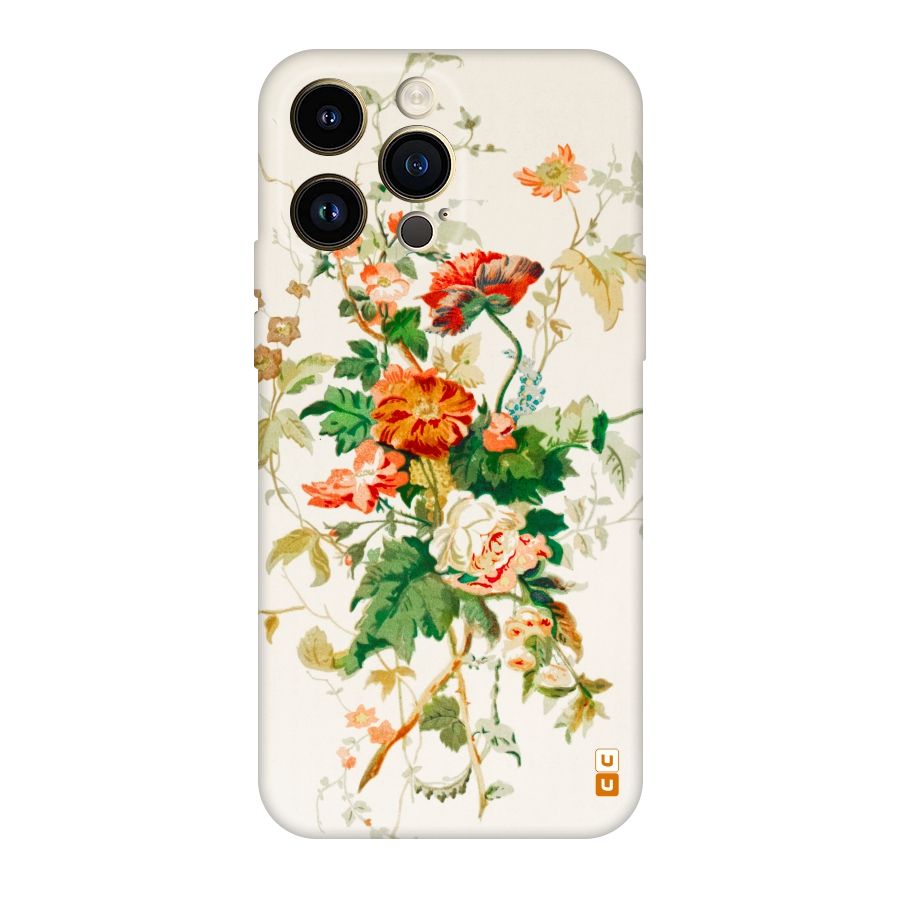 Summer Floral Original Polycarbonate Back Case for iPhone 14 Pro Max