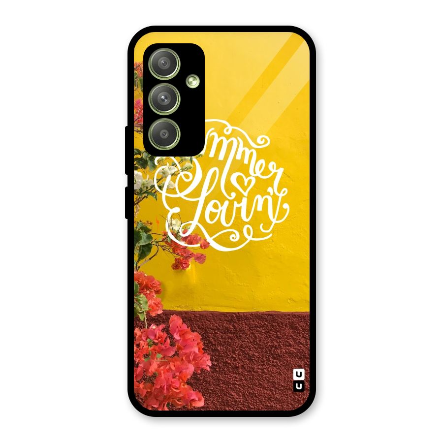 Summer Lovin Glass Back Case for Galaxy A54