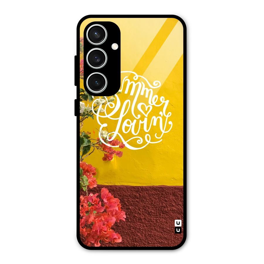 Summer Lovin Glass Back Case for Galaxy S23 FE