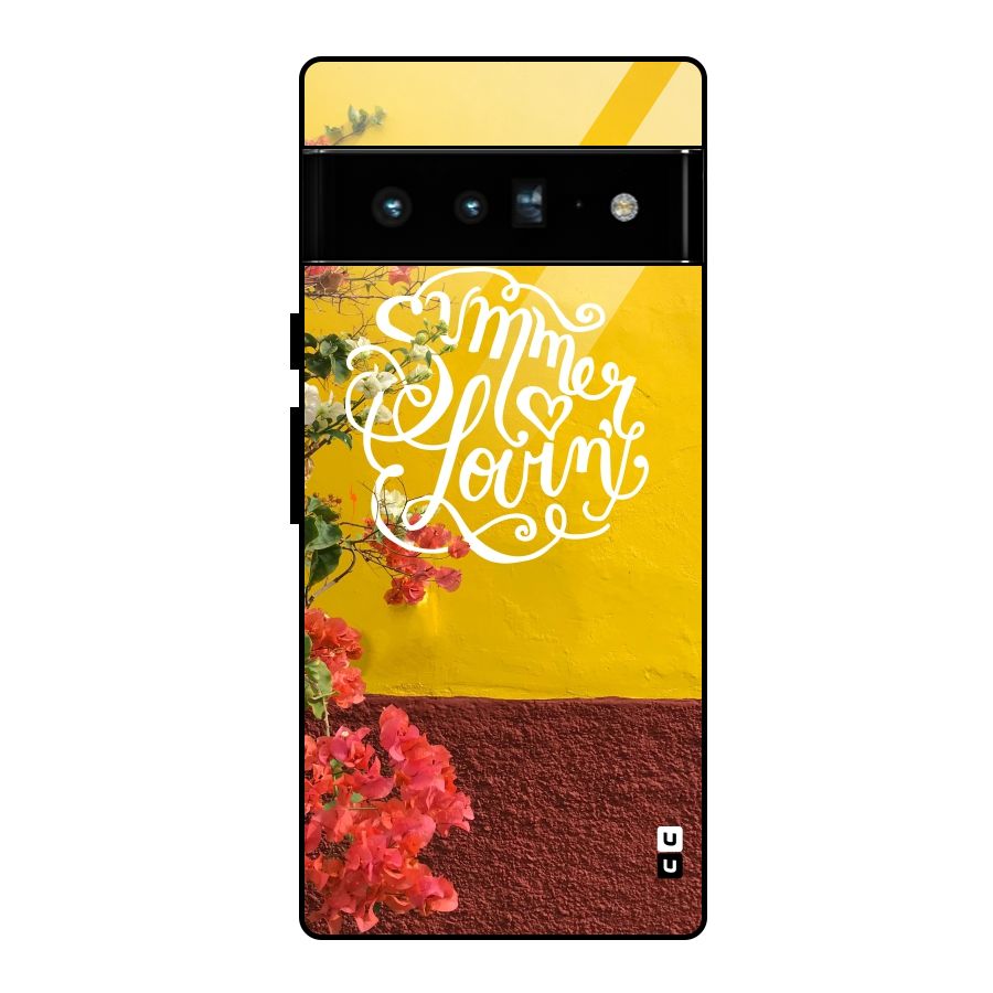 Summer Lovin Glass Back Case for Google Pixel 6 Pro