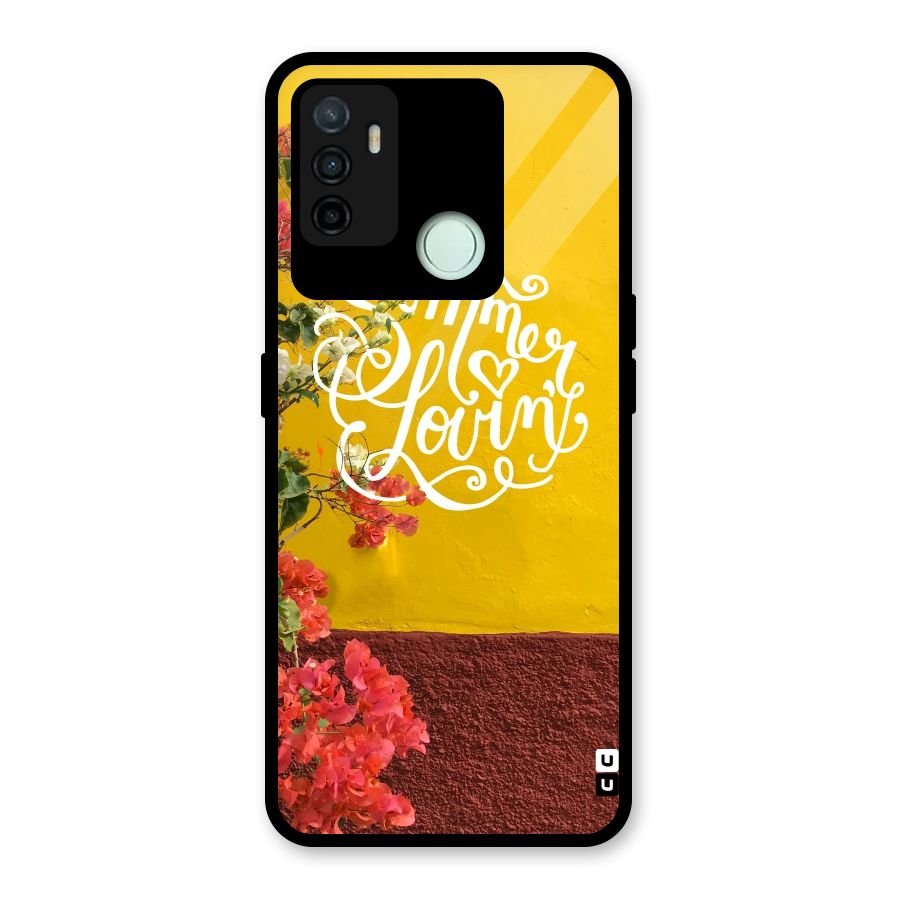 Summer Lovin Glass Back Case for Oppo A53