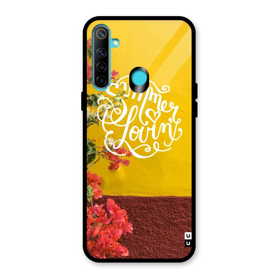 Summer Lovin Glass Back Case for Realme 5