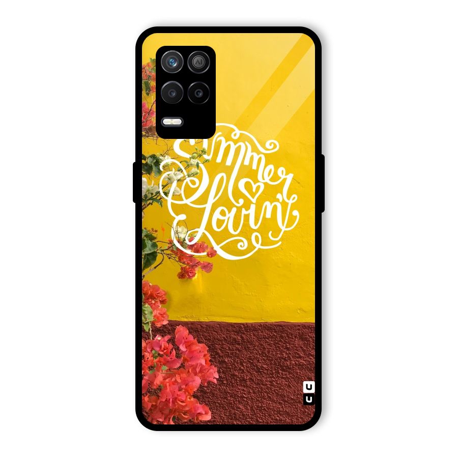 Summer Lovin Glass Back Case for Realme 8s 5G