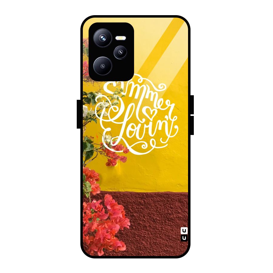 Summer Lovin Glass Back Case for Realme C35