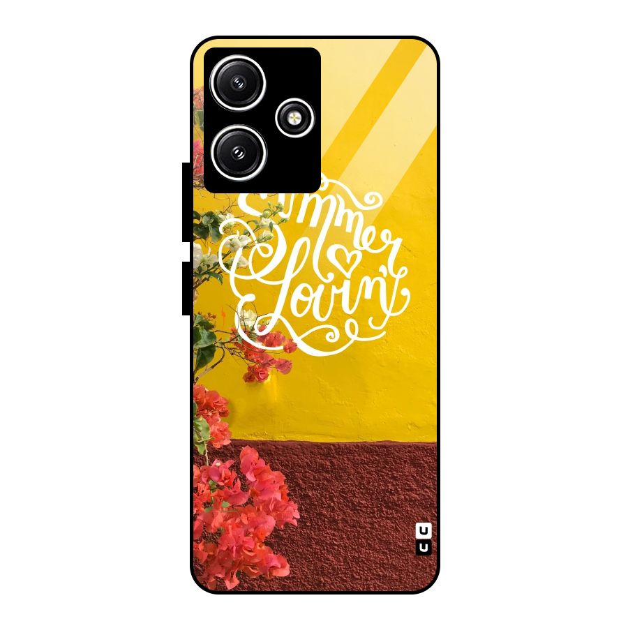Summer Lovin Glass Back Case for Redmi 12 5G