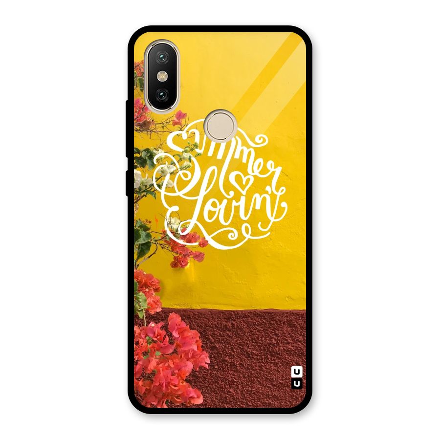 Summer Lovin Glass Back Case for Redmi A2