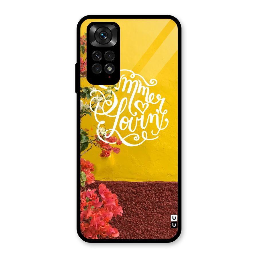 Summer Lovin Glass Back Case for Redmi Note 11S