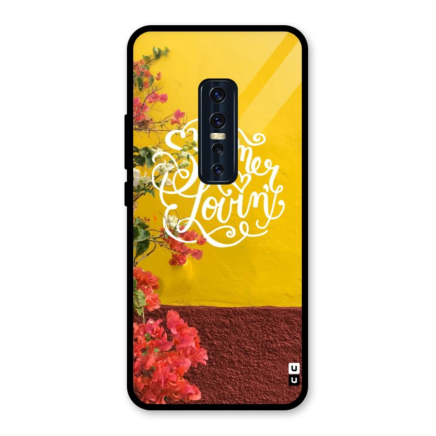 Summer Lovin Glass Back Case for Vivo V17 Pro