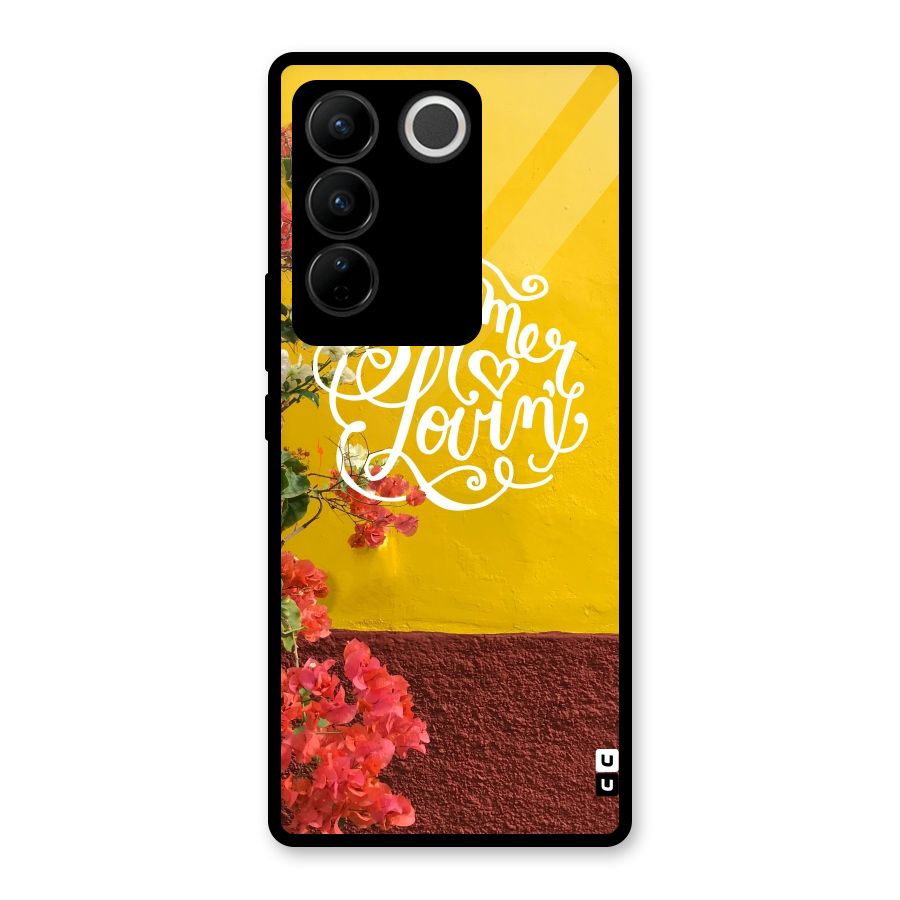Summer Lovin Glass Back Case for Vivo V27