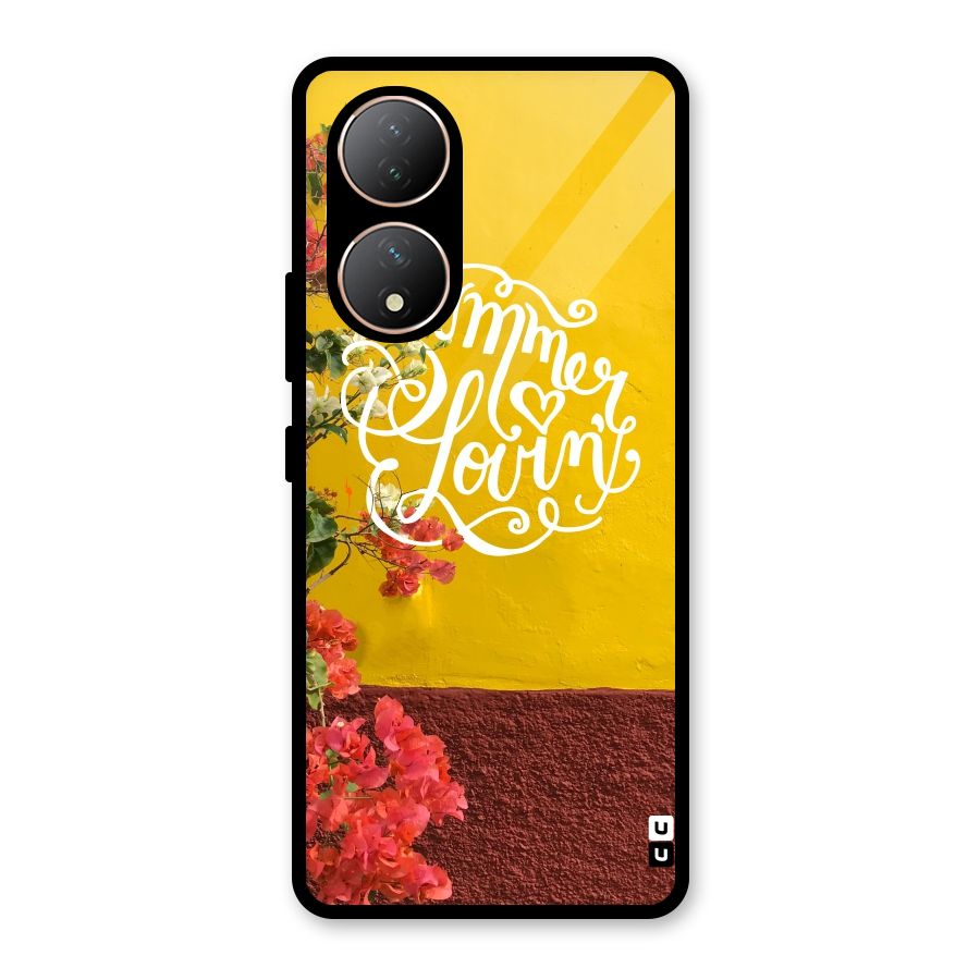Summer Lovin Glass Back Case for Vivo Y100A