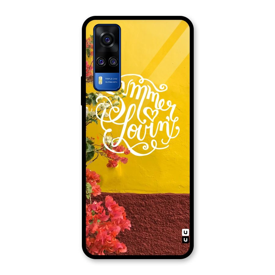 Summer Lovin Glass Back Case for Vivo Y31