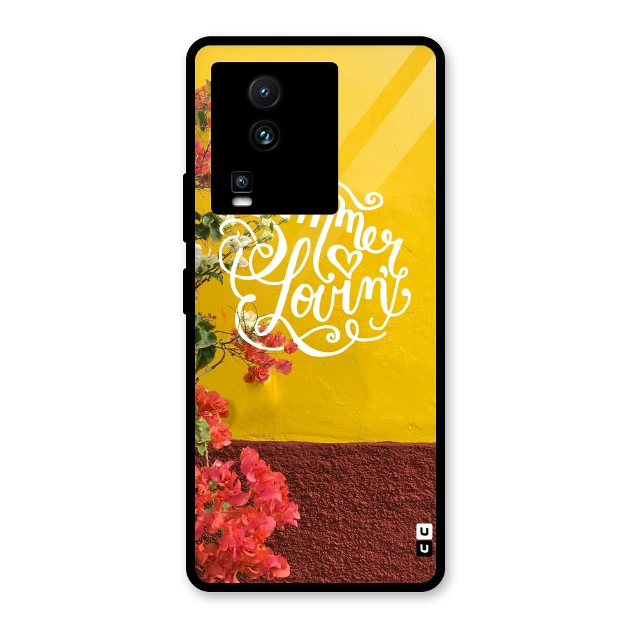 Summer Lovin Glass Back Case for Vivo iQOO Neo 7