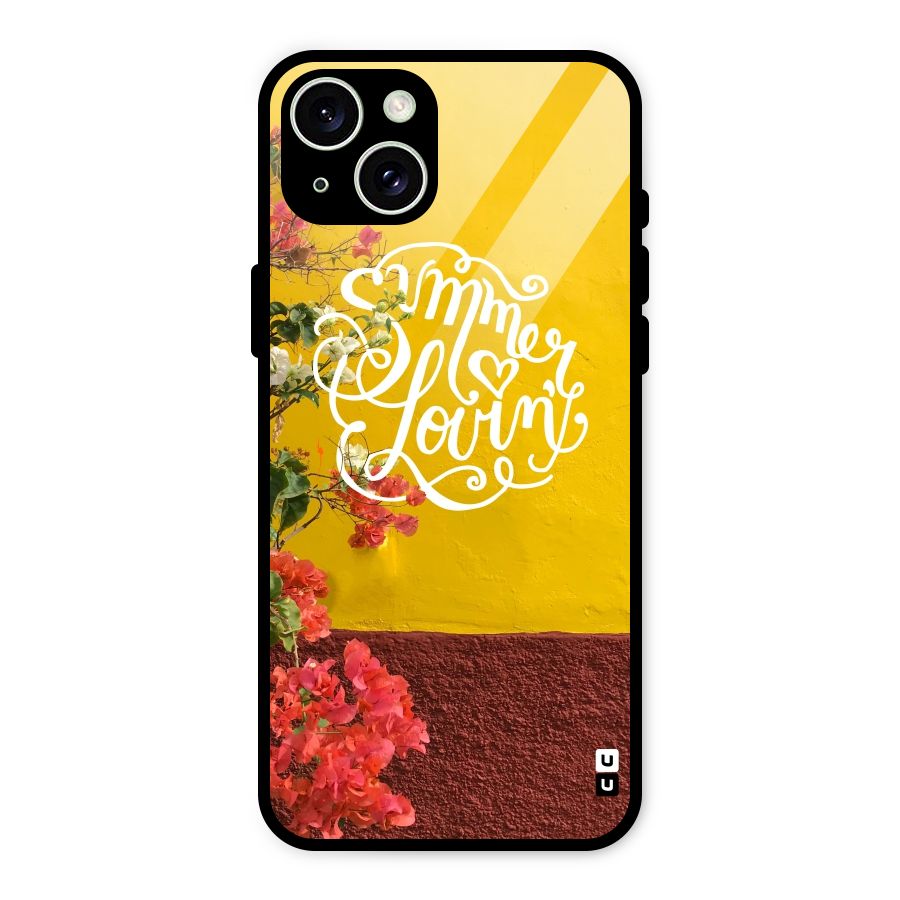 Summer Lovin Glass Back Case for iPhone 15 Plus