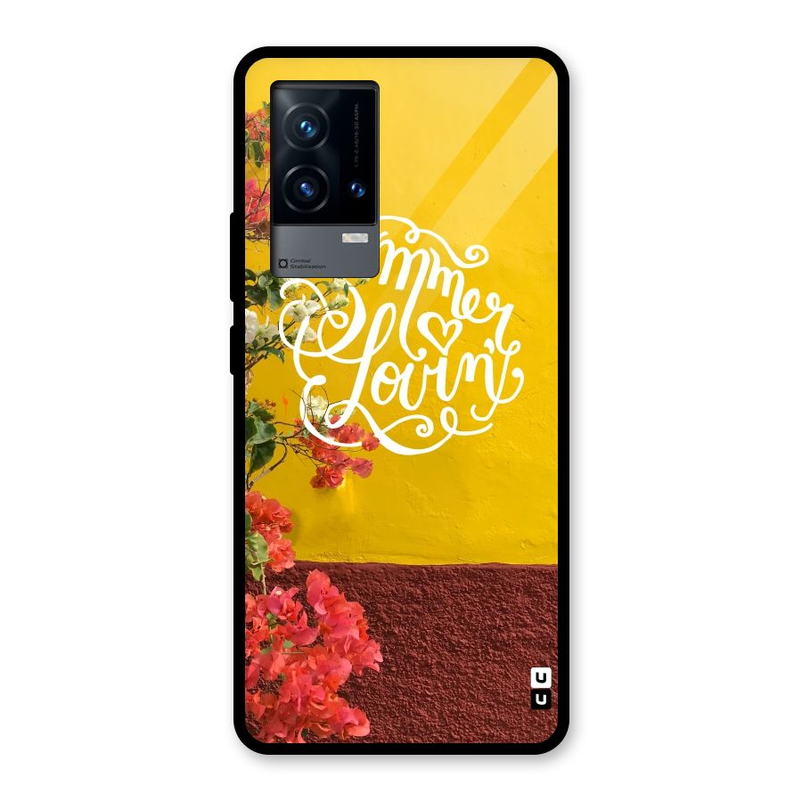 Summer Lovin Glass Back Case for iQOO 9 5G