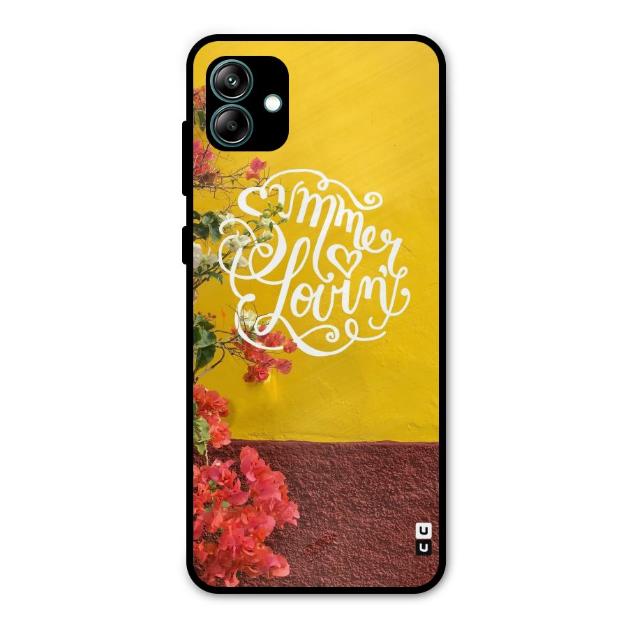 Summer Lovin Metal Back Case for Galaxy A04