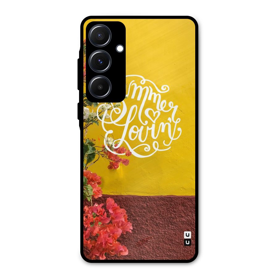Summer Lovin Metal Back Case for Galaxy A55