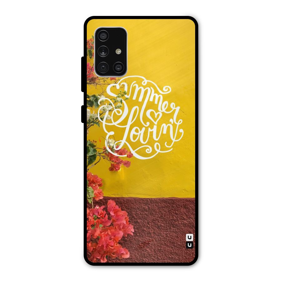 Summer Lovin Metal Back Case for Galaxy A71
