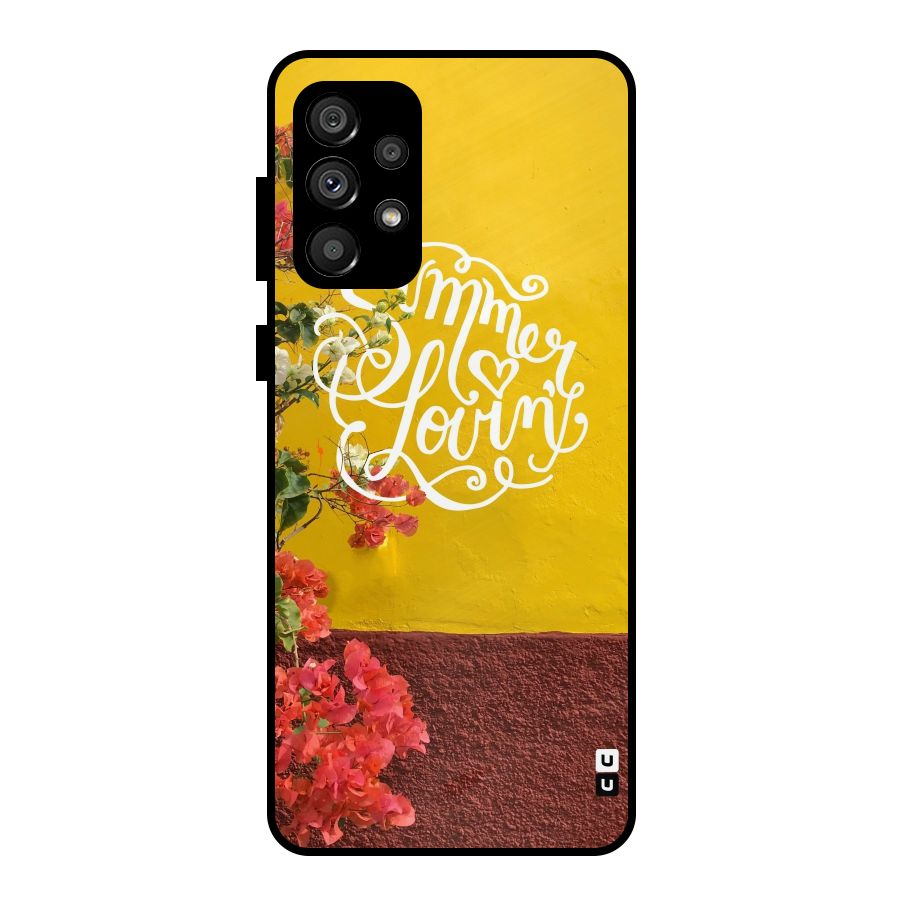 Summer Lovin Metal Back Case for Galaxy A73 5G
