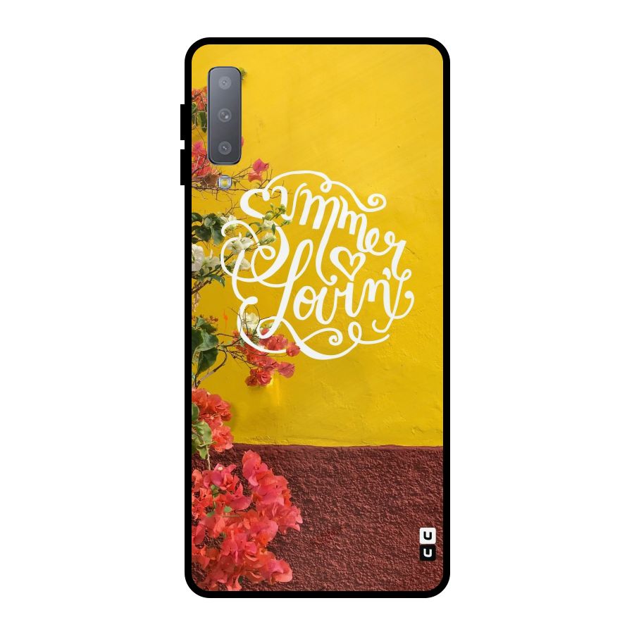 Summer Lovin Metal Back Case for Galaxy A7 (2018)