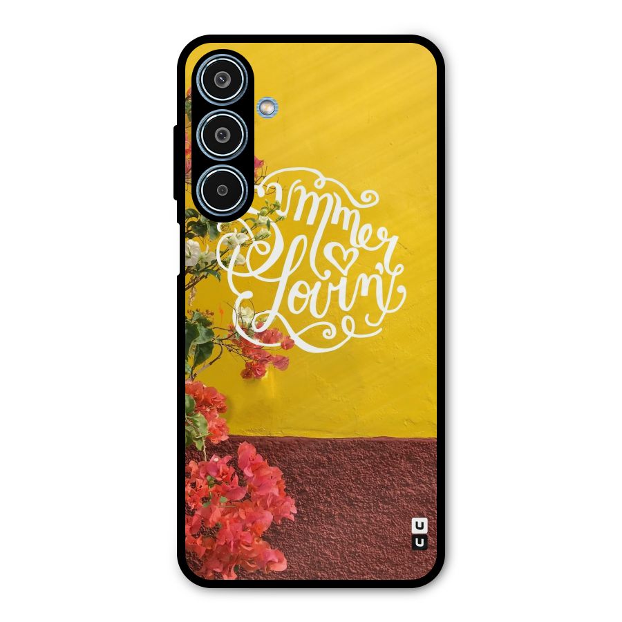 Summer Lovin Metal Back Case for Galaxy M35