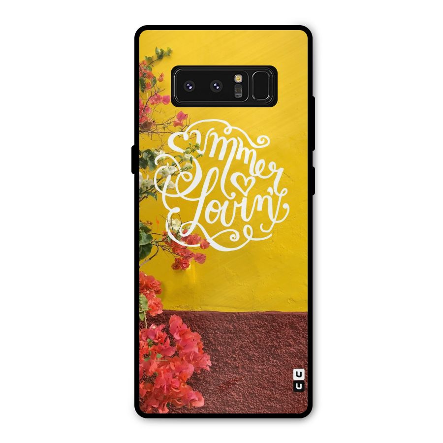 Summer Lovin Metal Back Case for Galaxy Note 8