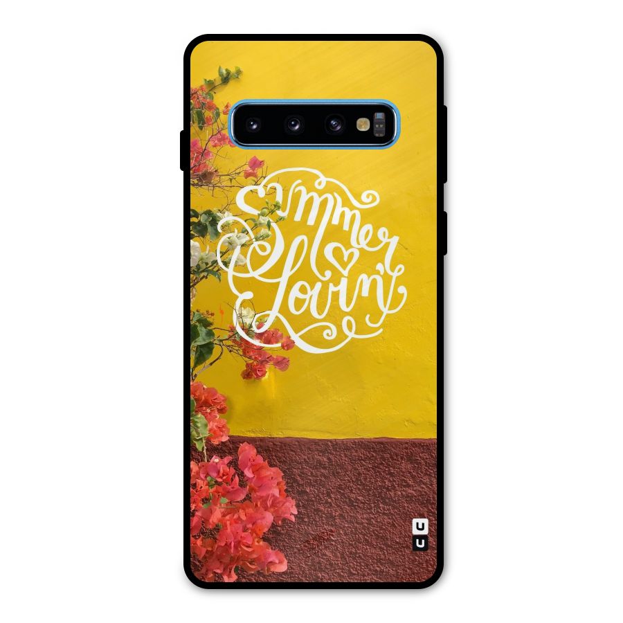 Summer Lovin Metal Back Case for Galaxy S10