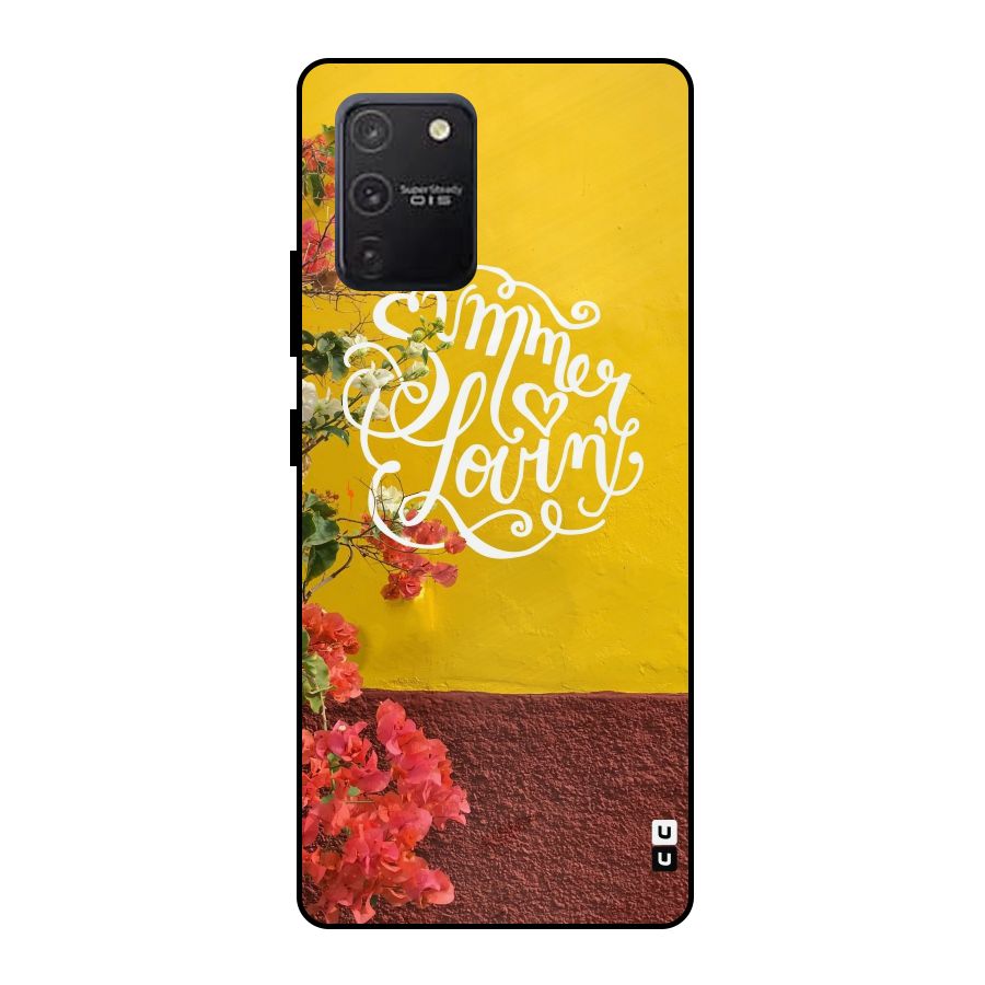 Summer Lovin Metal Back Case for Galaxy S10 Lite